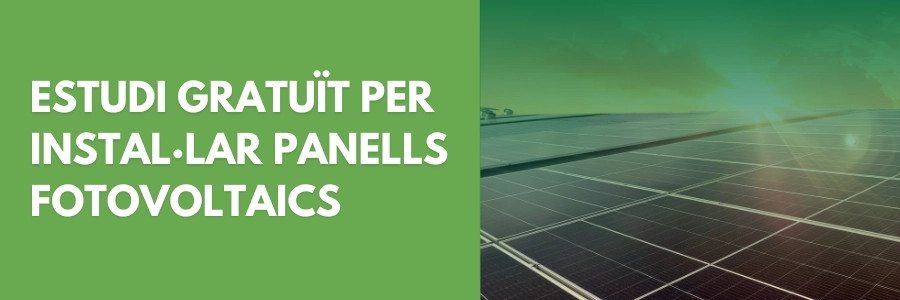 Estudi gratuït per a instal·lar panells fotovoltaics